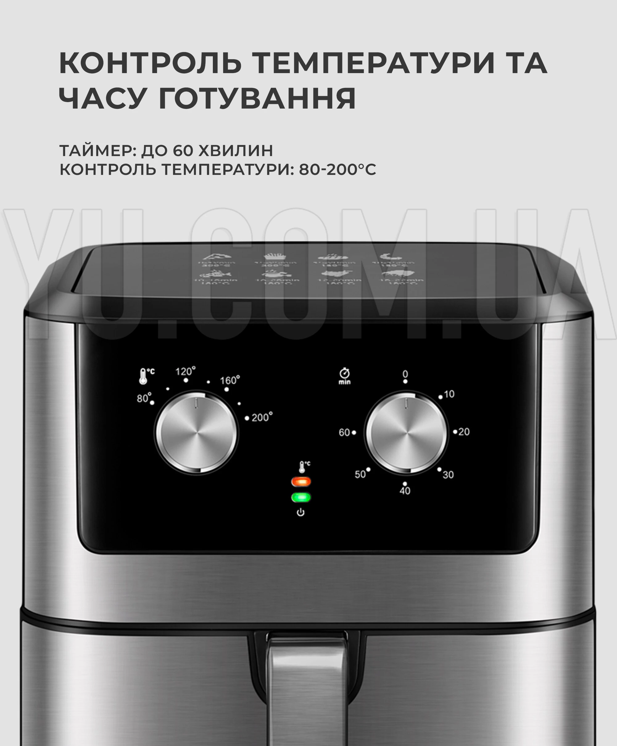 Мультипіч електрична фритюрниця без олії RAF R.5338 1800 Вт 10л аеро фритюрниця Мультипіч електрична фритюрниця без олії RAF R.5338 1800 Вт 10л аеро фритюрниця